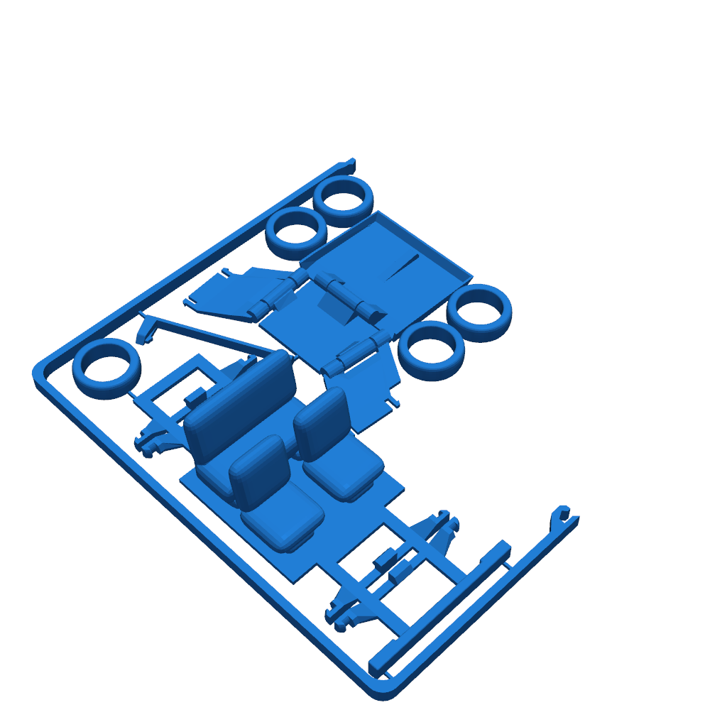 Модель Volkswagen Thing в масштабе 1:50