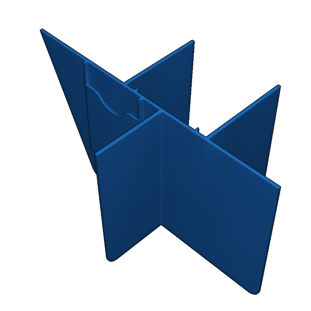 Перегородка для центральной консоли