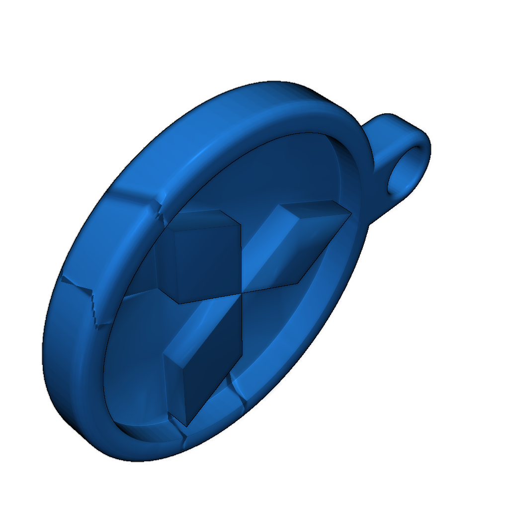 Брелок с логотипом Mitsubishi