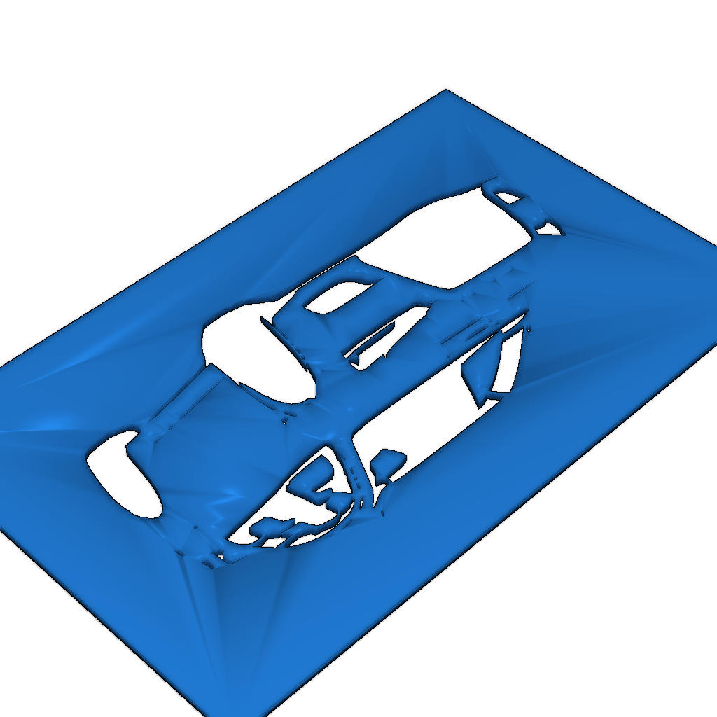 Простой трафарет Mitsubishi Evo