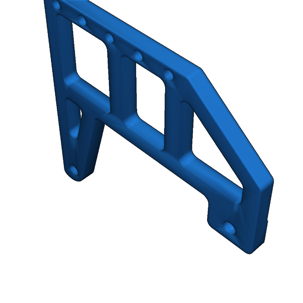 Плуг для Mitsubishi Pajero Metaltop Wide 1/10 RC