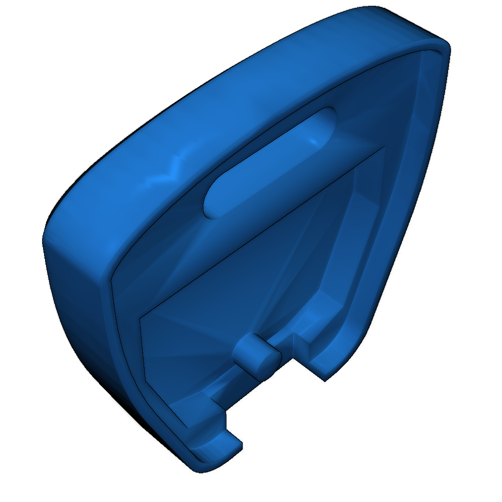 3D-модель крышки для ключа с транспондером