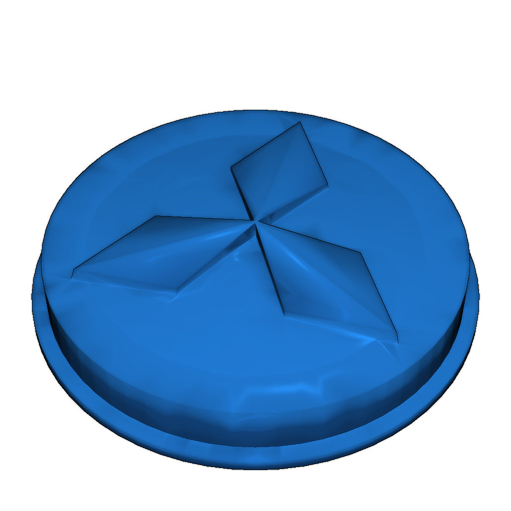 Центральные колпачки для колес Mitsubishi Eclipse 90-х годов