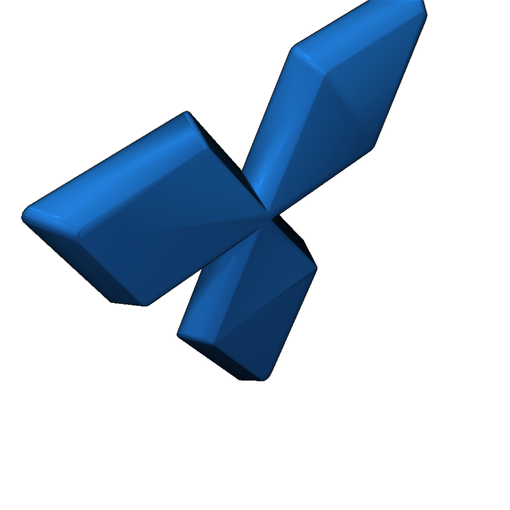 Логотип спереди автомобиля Mitsubishi Colt