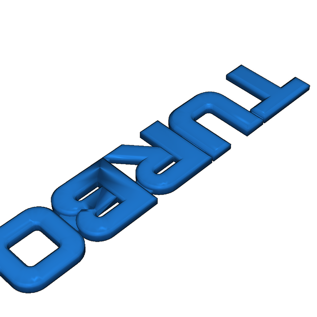 Турбо эмблема для олдтаймера