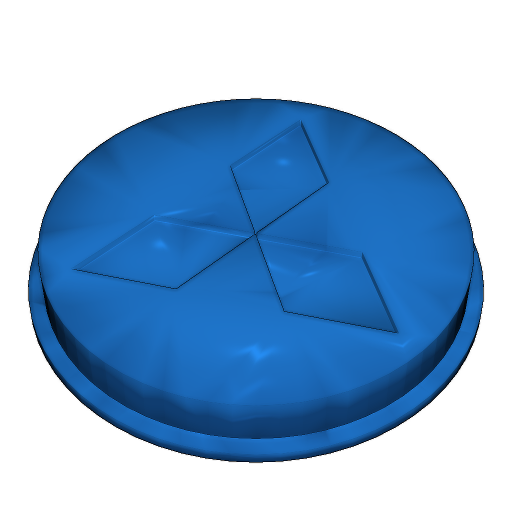 Центральная заглушка для колеса Mitsubishi