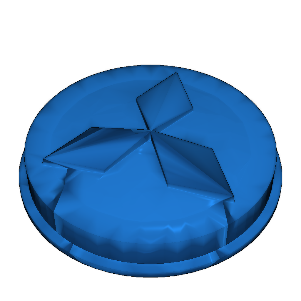 Центральная заглушка для колеса Mitsubishi