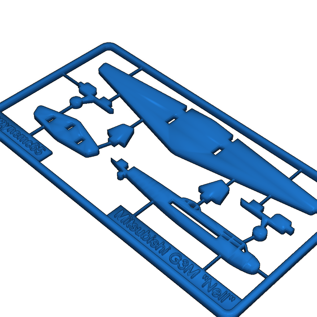 3D-модель Mitsubishi G3M "Nell"