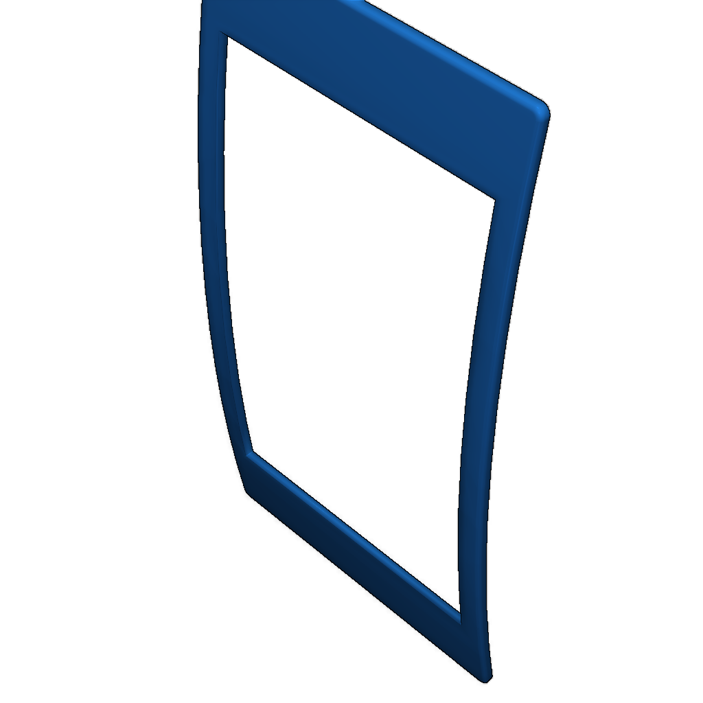 STL файл для радионную рамку двойного DIN для установки в Mitsubishi Endeavor 2004-2011