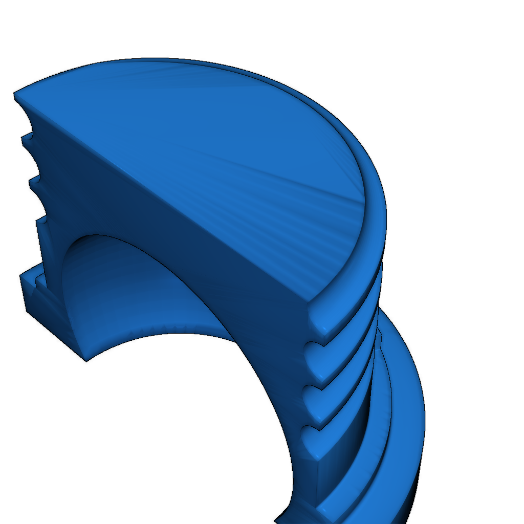 3D-модель втулки дворника для Mitsubishi Pajero 2005