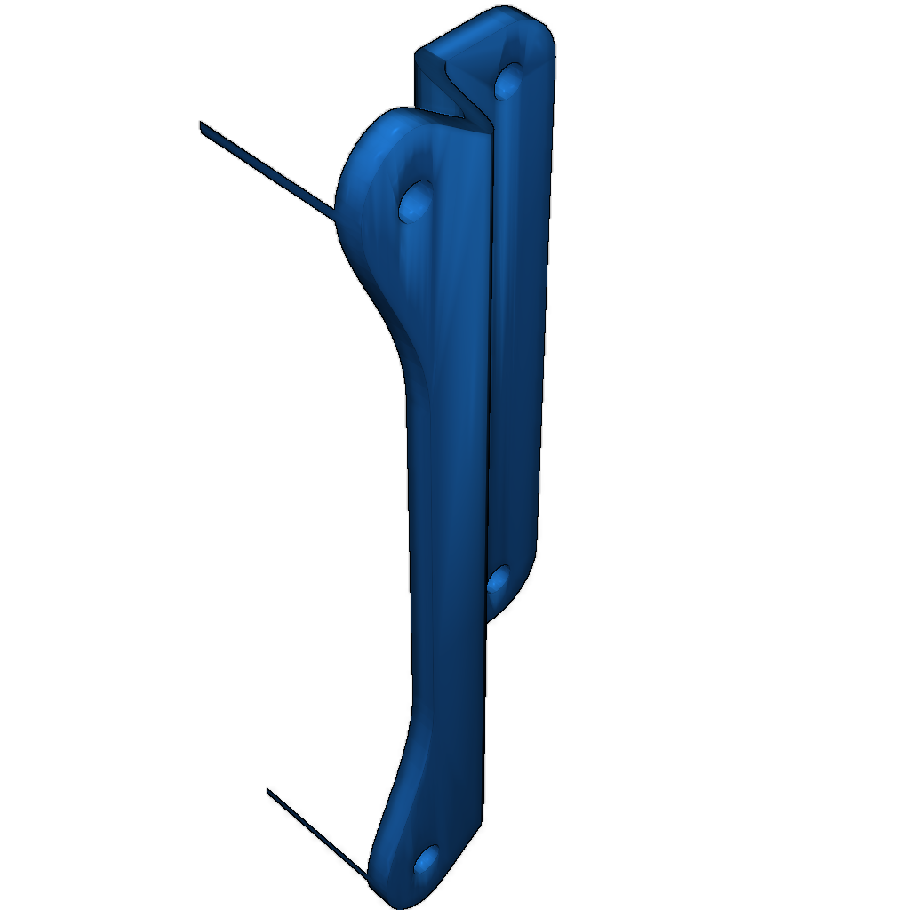 Крепление для динамиков 6x9 в Mitsubishi Bravo 93