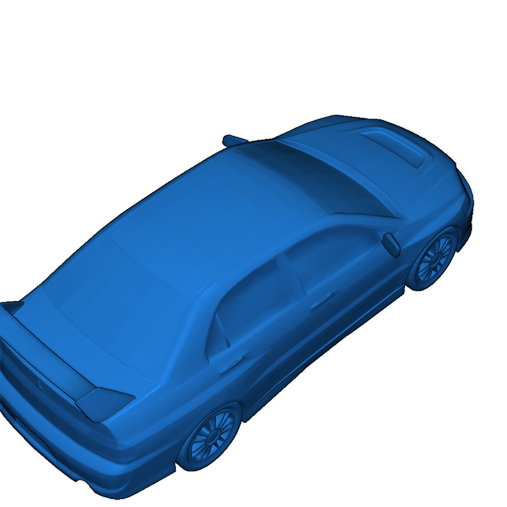 Реплика модели Mitsubishi Lancer Evolution IX