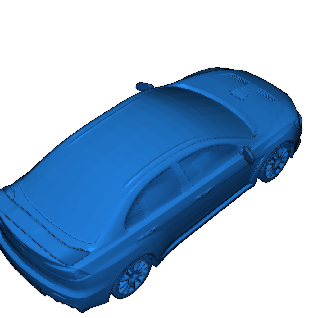 Реплика модели Mitsubishi Lancer Evolution X