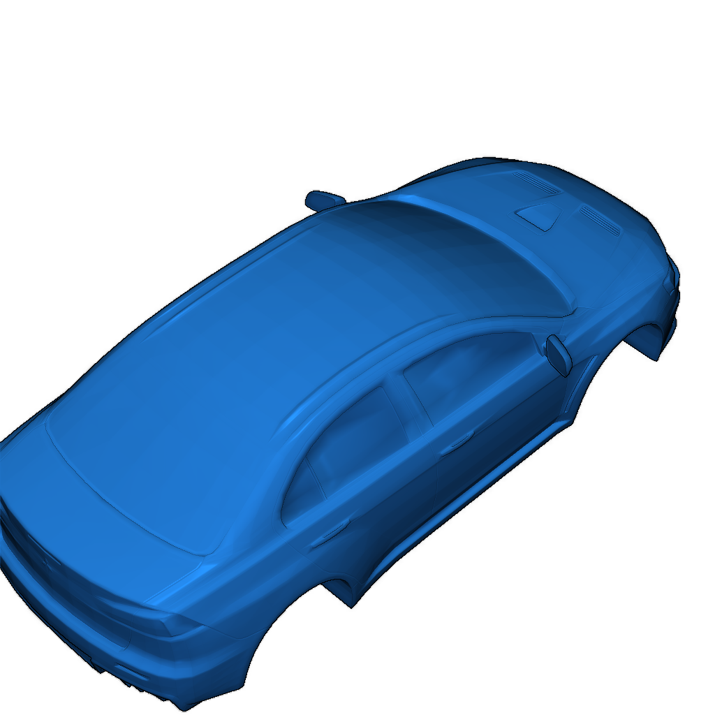 Реплика модели Mitsubishi Lancer Evolution X