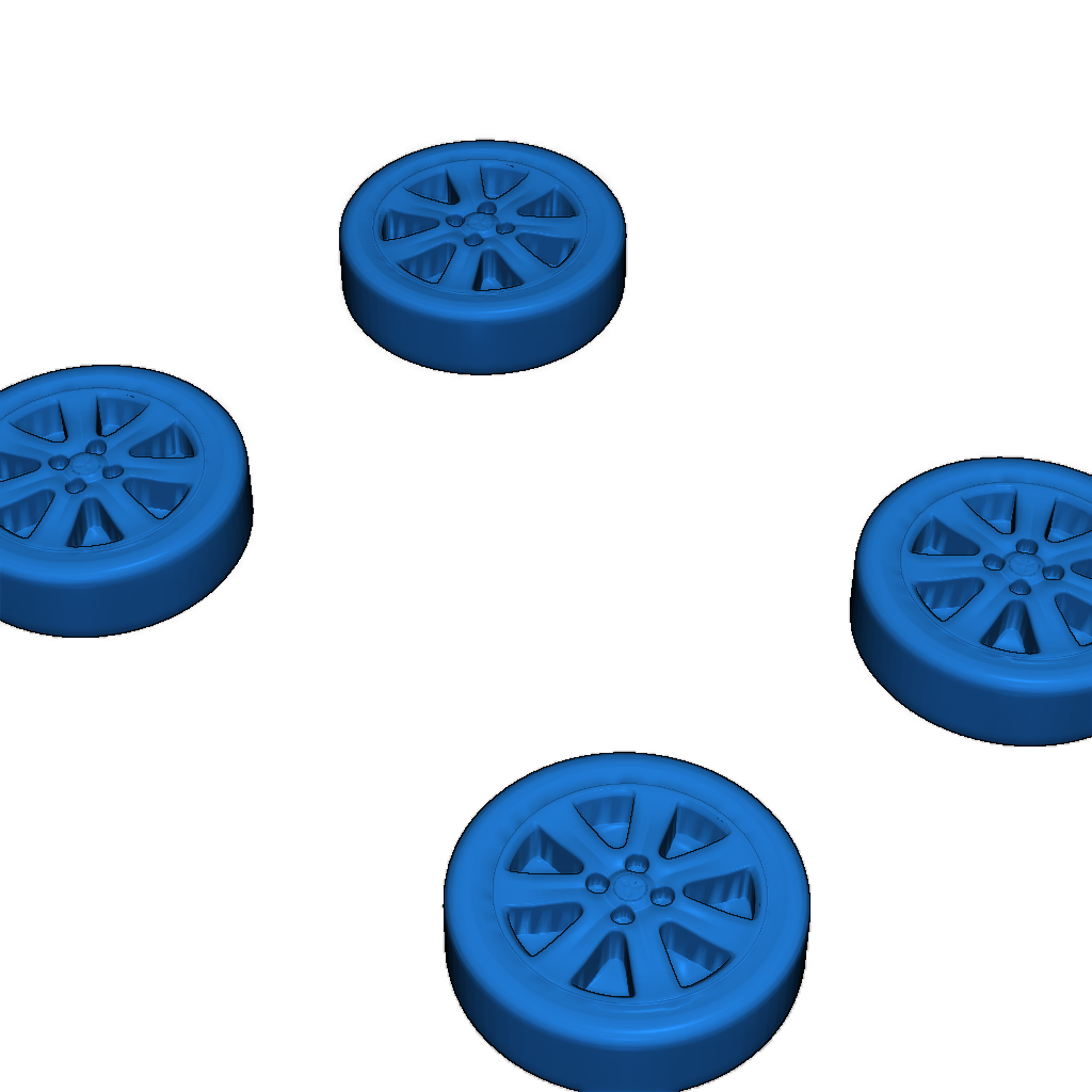 Реплика модели Mitsubishi i-MiEV для 3D печати