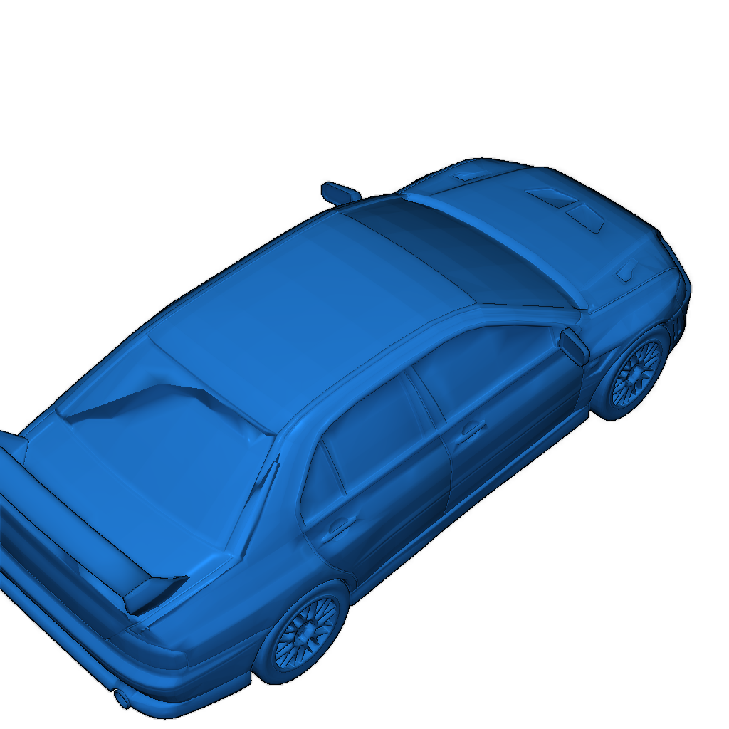 Реплика модели Mitsubishi Lancer Evolution VII