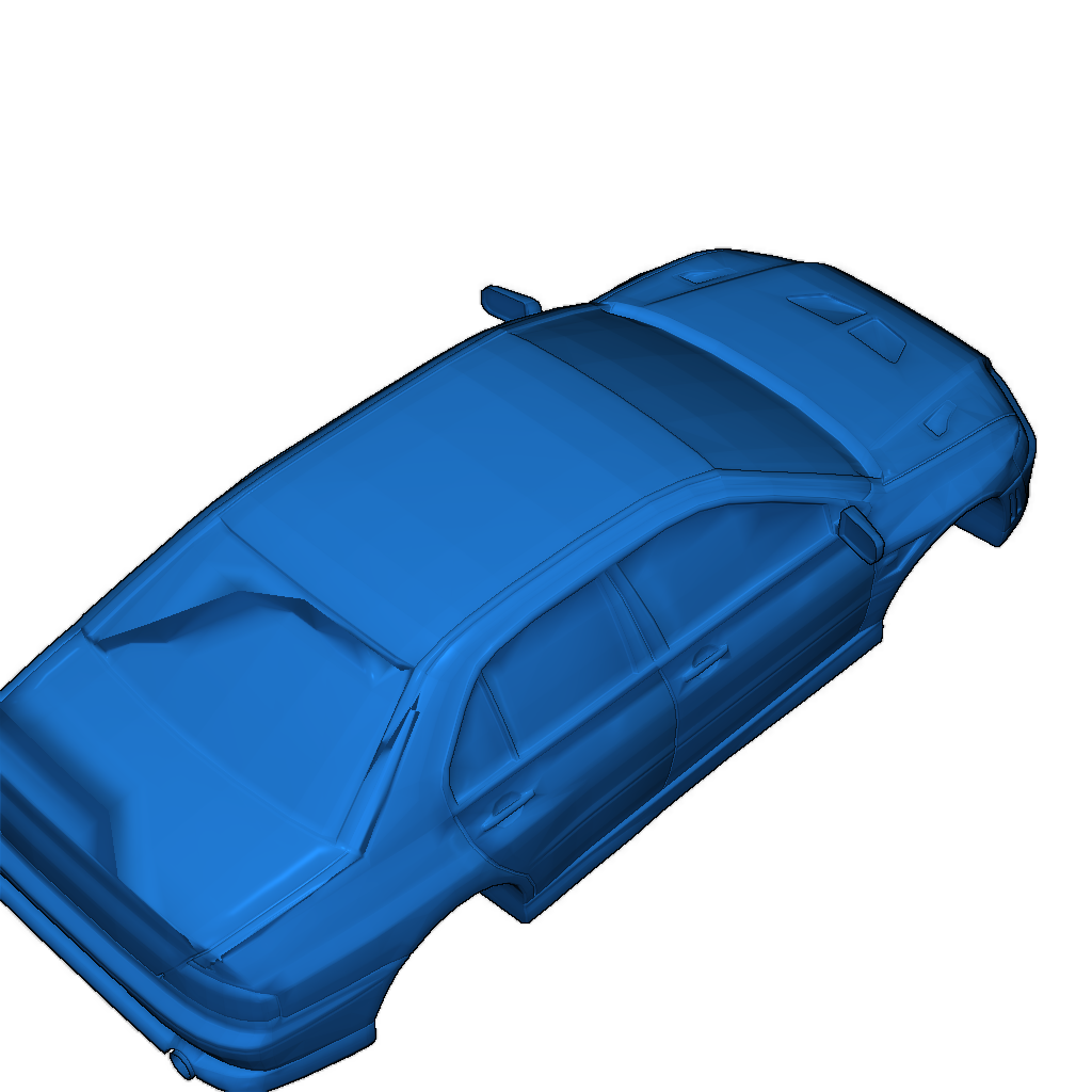 Реплика модели Mitsubishi Lancer Evolution VII