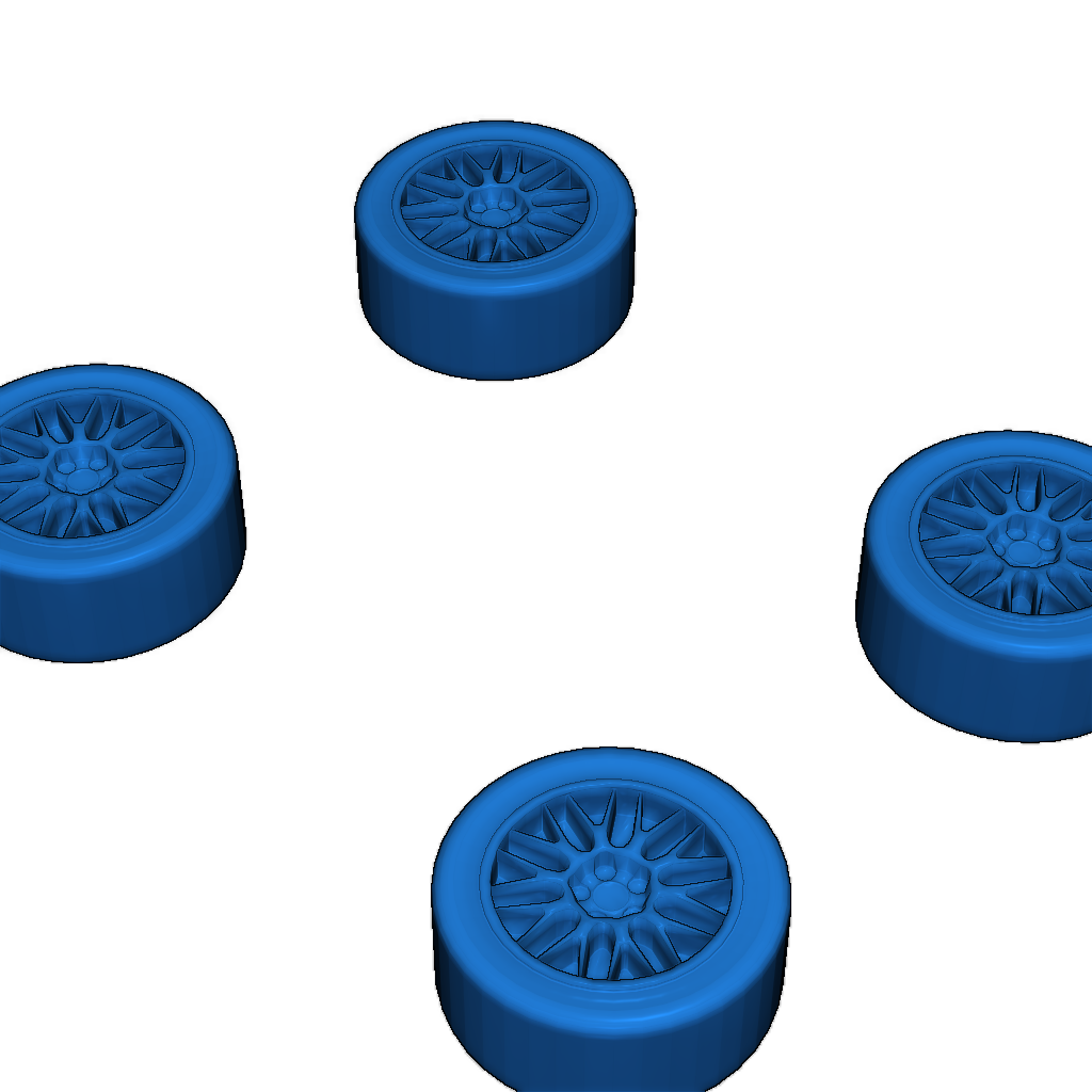 Реплика модели Mitsubishi Lancer Evolution VII