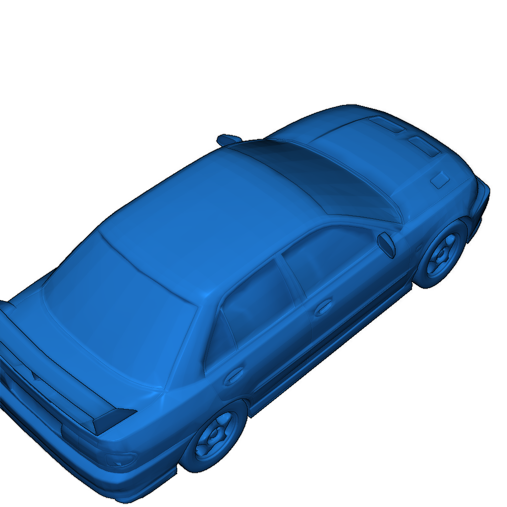 Реплика модели Mitsubishi Lancer Evolution III