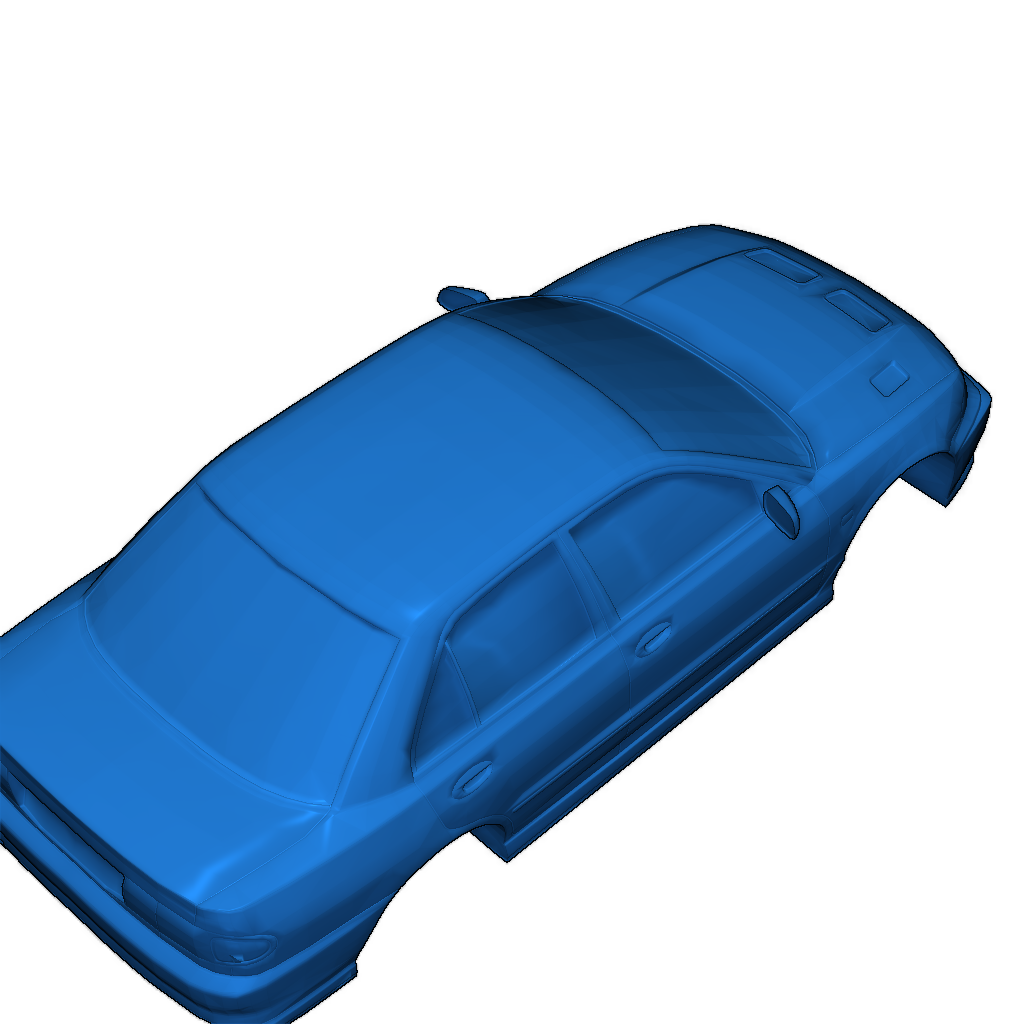 Реплика модели Mitsubishi Lancer Evolution III