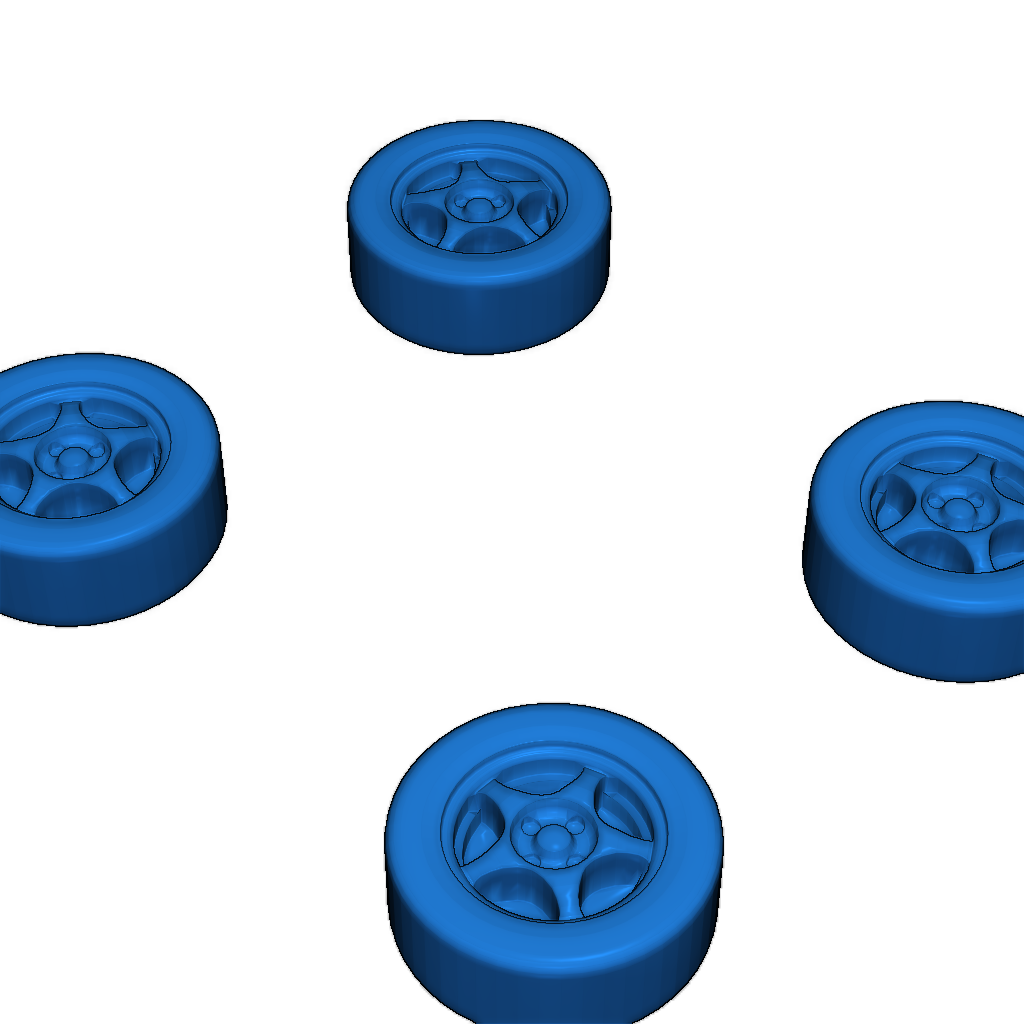 Реплика модели Mitsubishi Lancer Evolution III