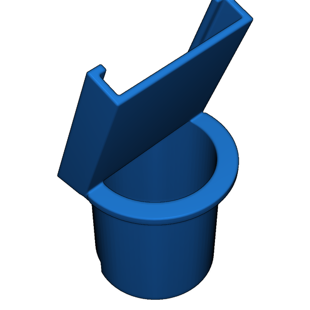 3D Модель держателя для стаканов Mitsubishi Outlander