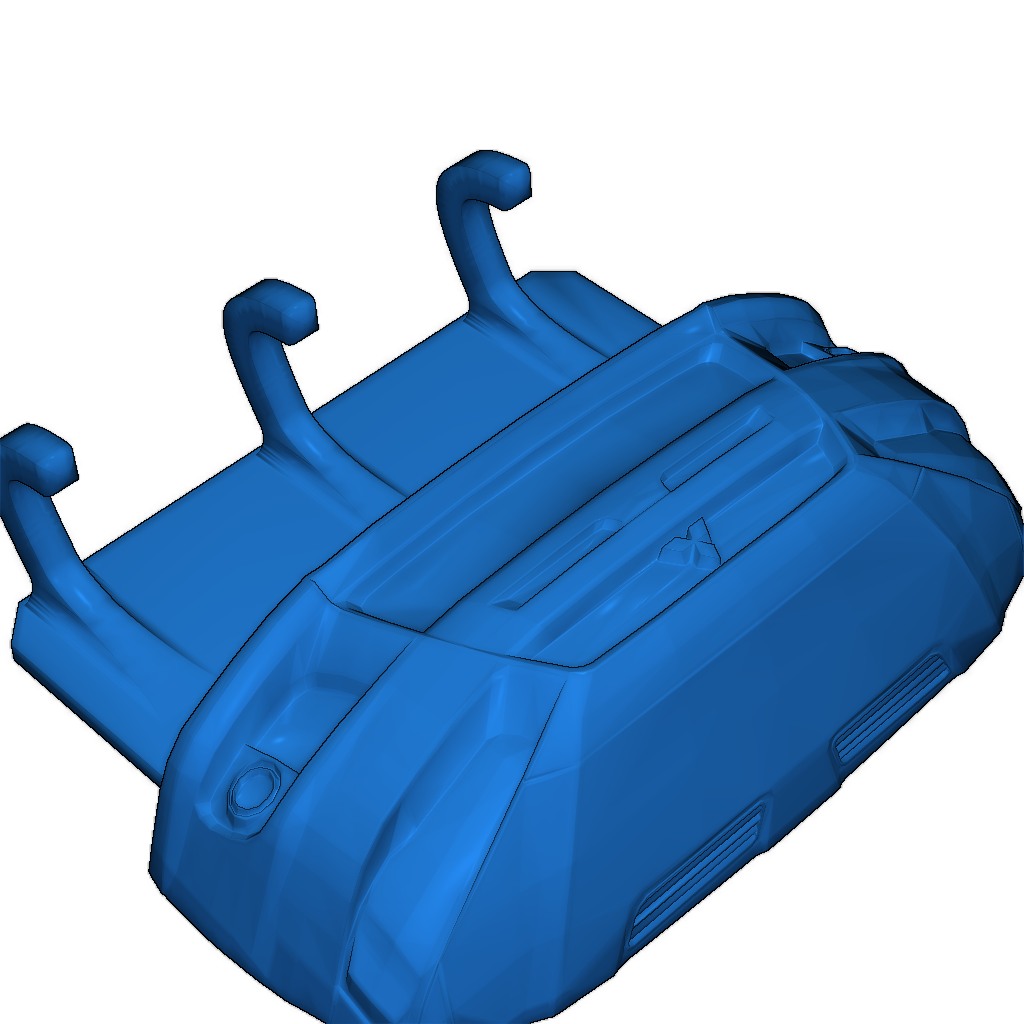 3D-модели с ключевыми отверстиями и без