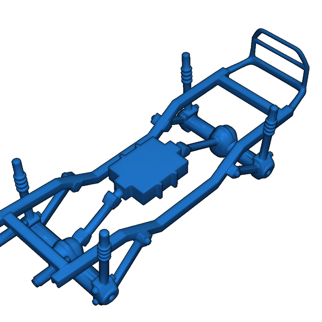 3D-модель внедорожника масштаба 1/64