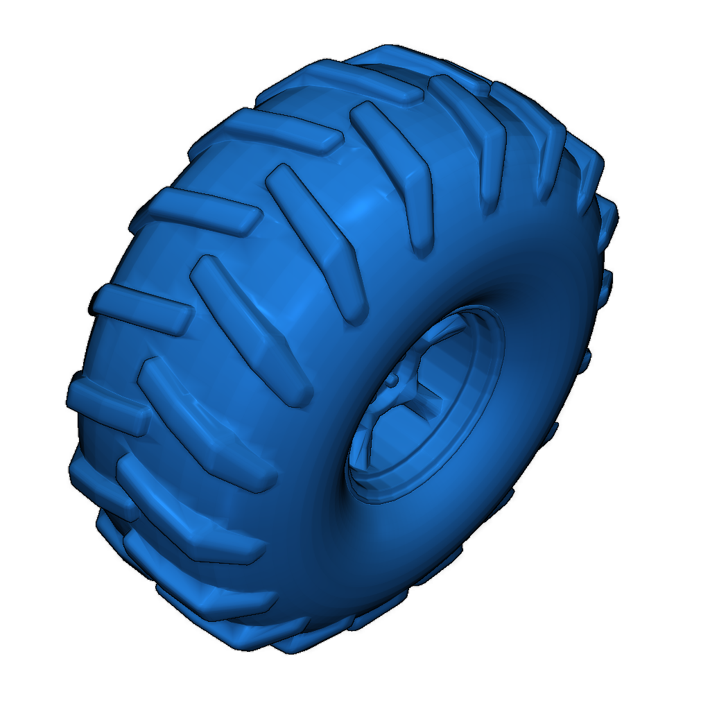 3D-модель внедорожника масштаба 1/64