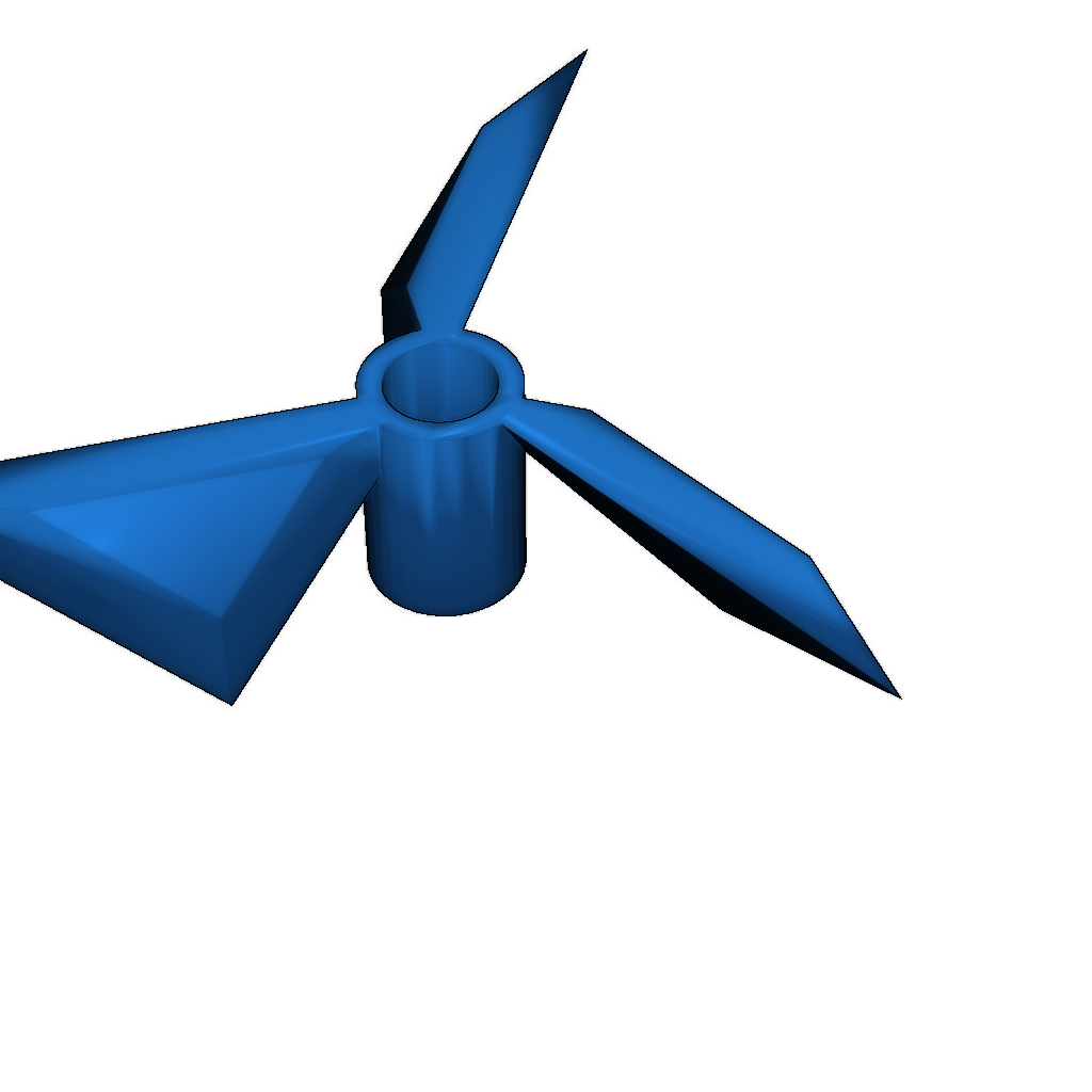 Брелок в форме пропеллера корабля Mitsubishi