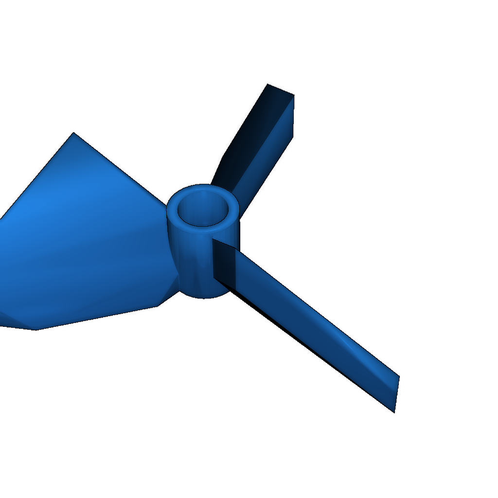 Брелок в форме пропеллера корабля Mitsubishi