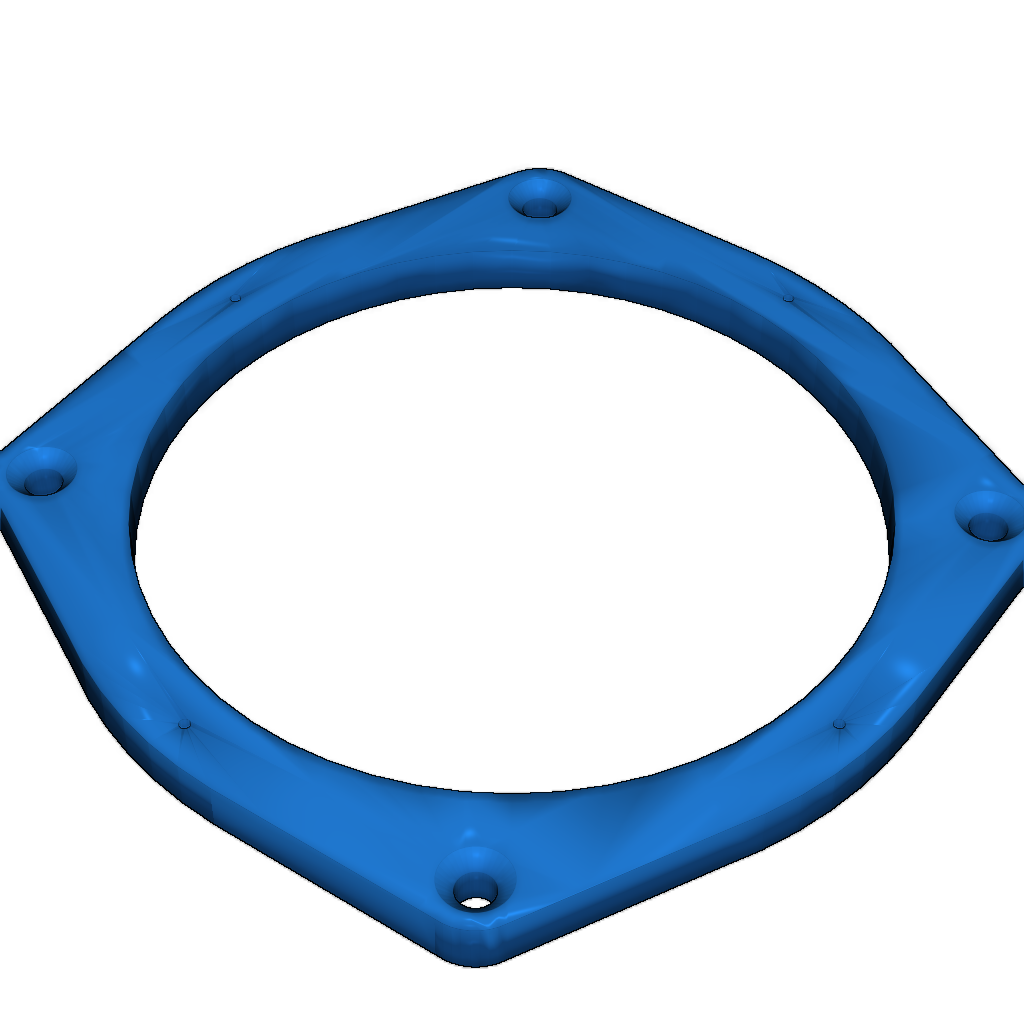 Переходник-проставка для динамика 165 мм