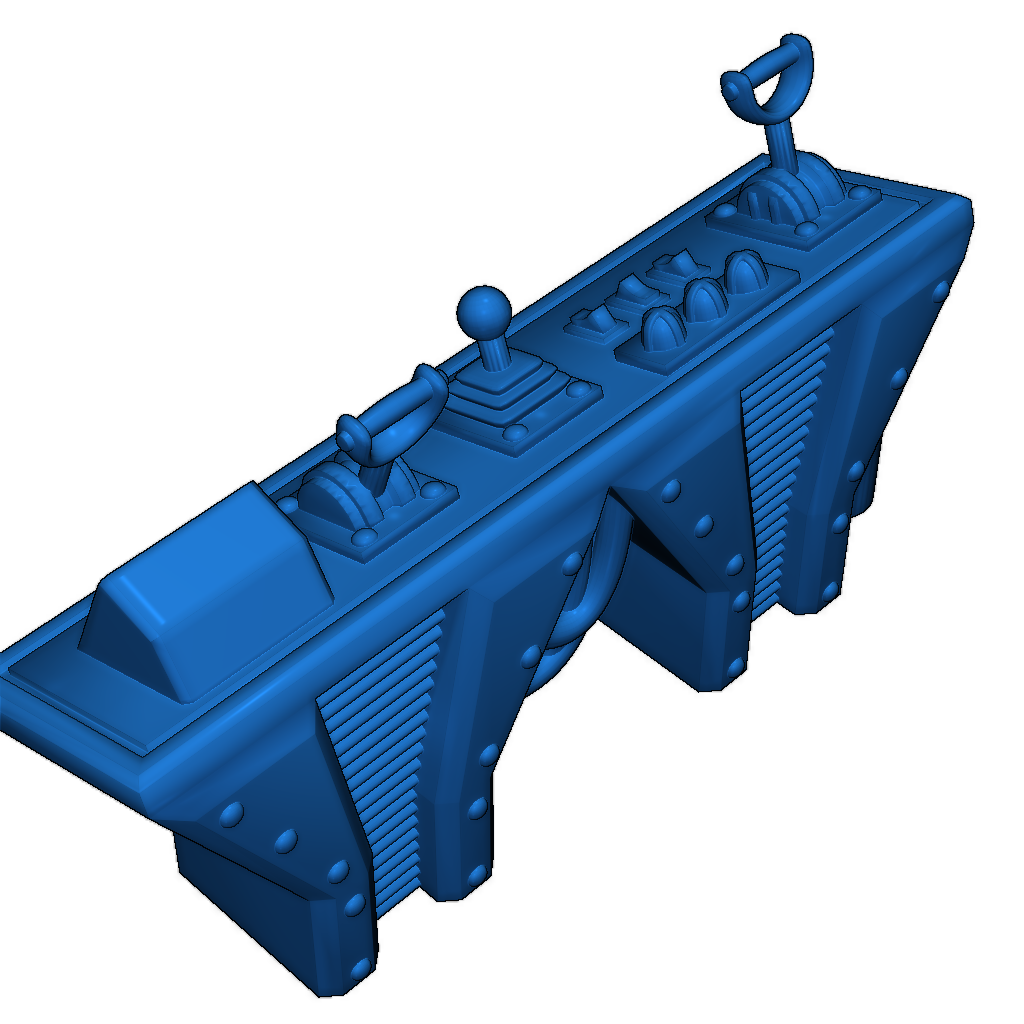3D-модель консоли управления для Frosthaven