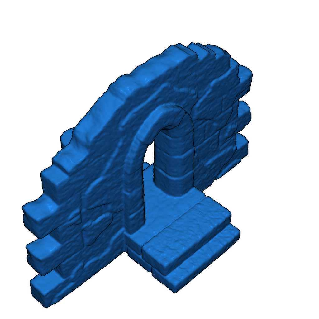 Мистический каменный арочный проход