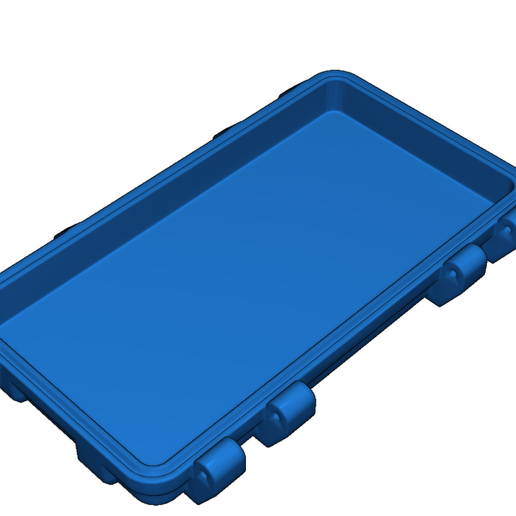 Настраиваемый и параметрический прочный ящик для хранения