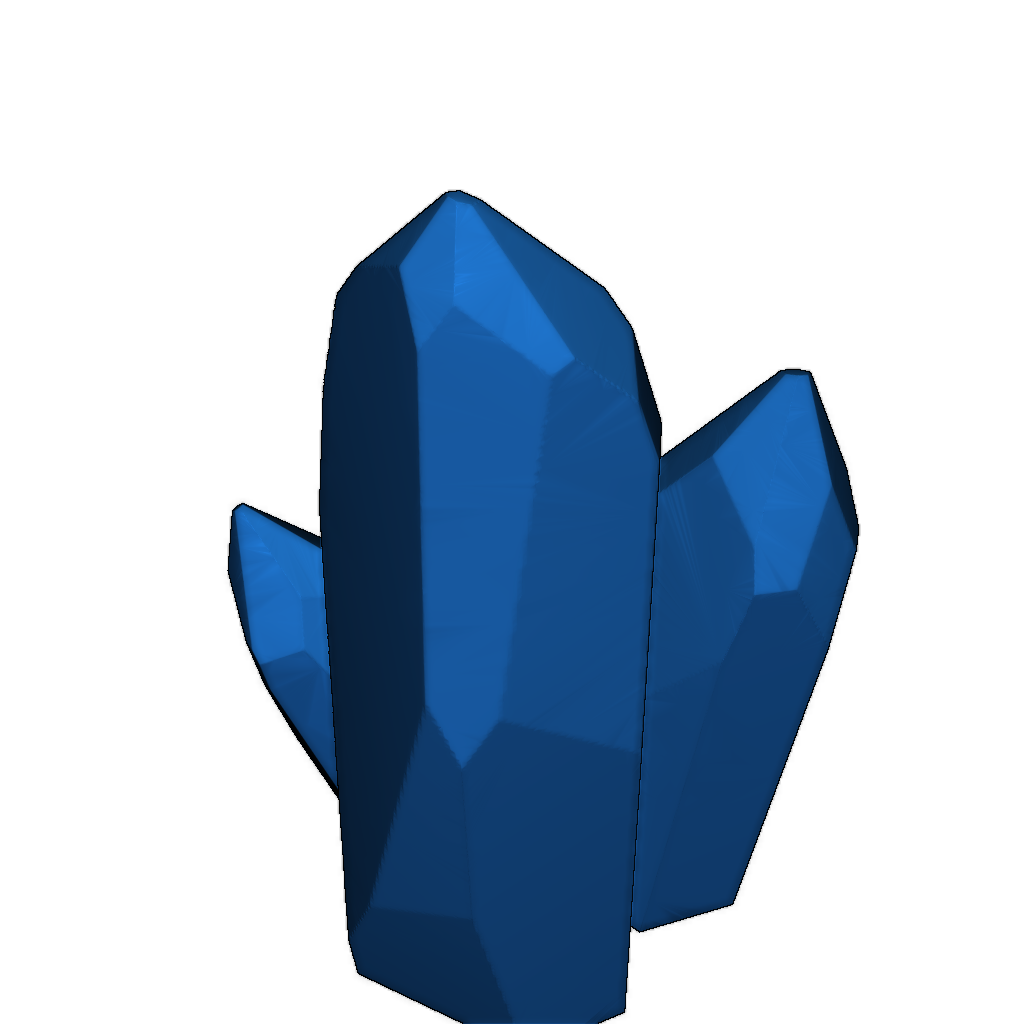 Стилизованная кристаллическая формация