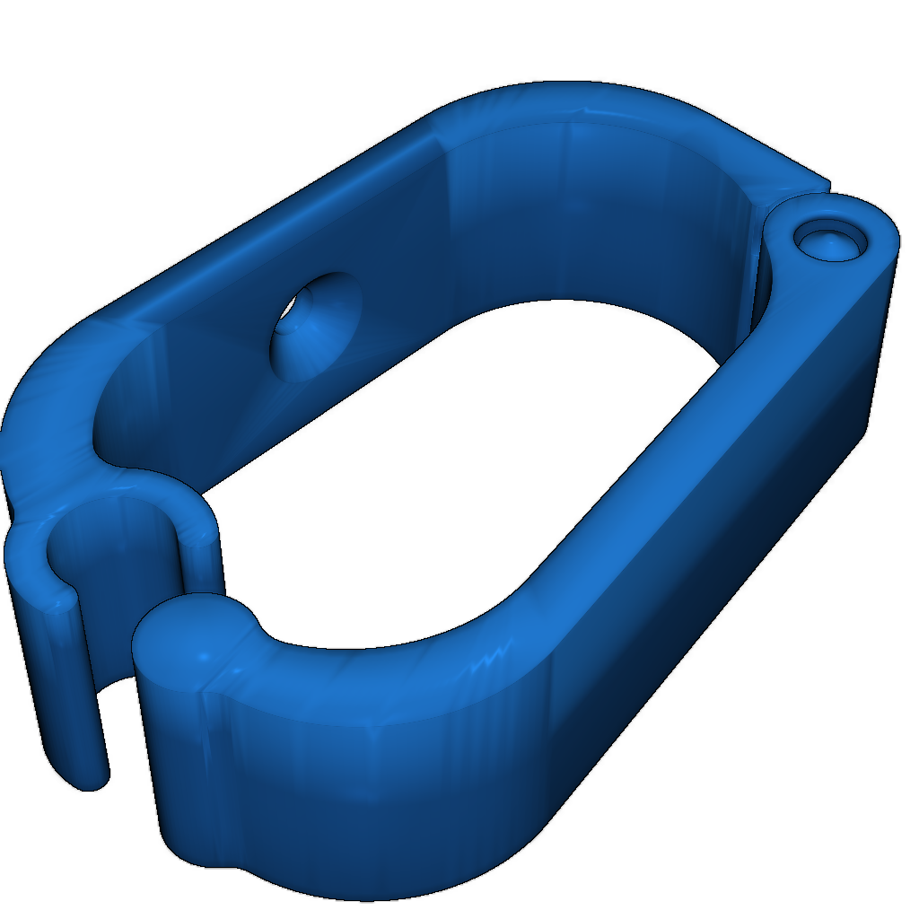 Зажим для кабеля с петлей