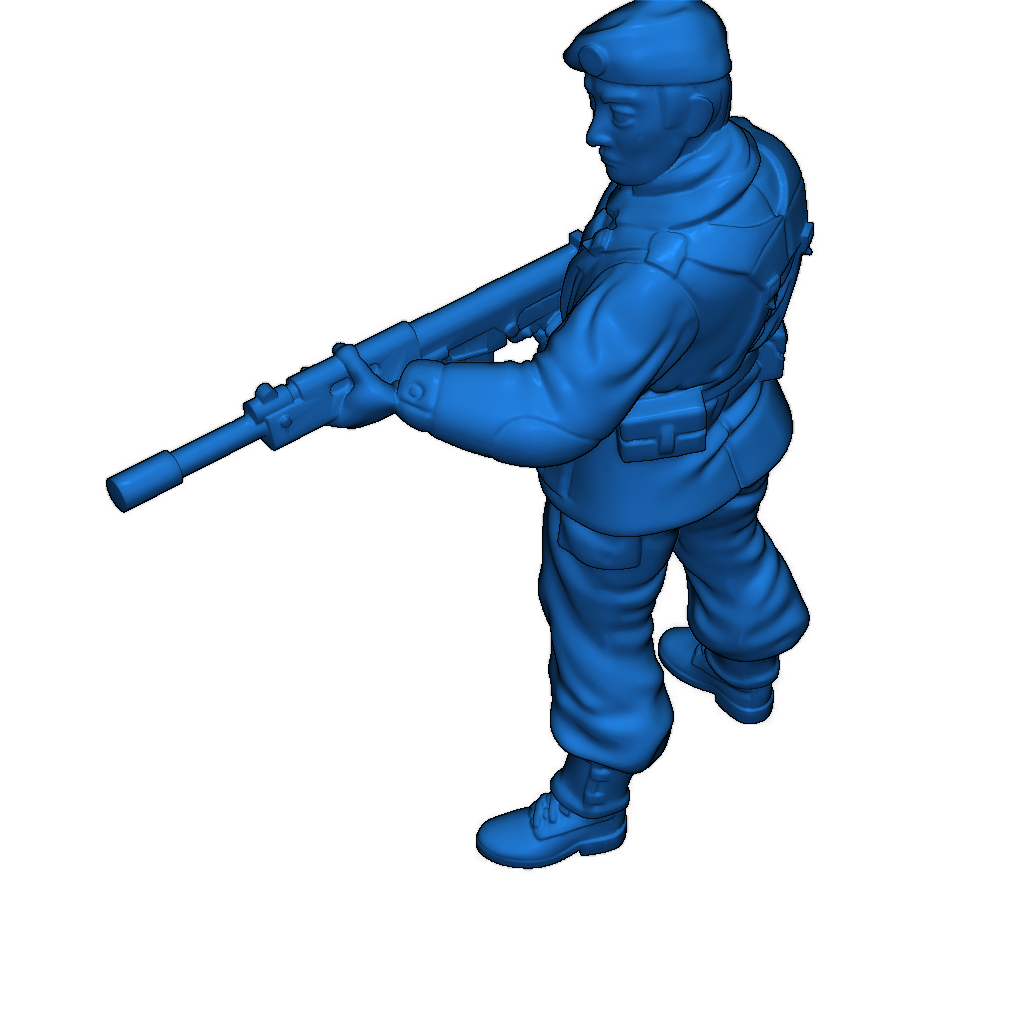 Модели солдат Великобритании 1970-х годов