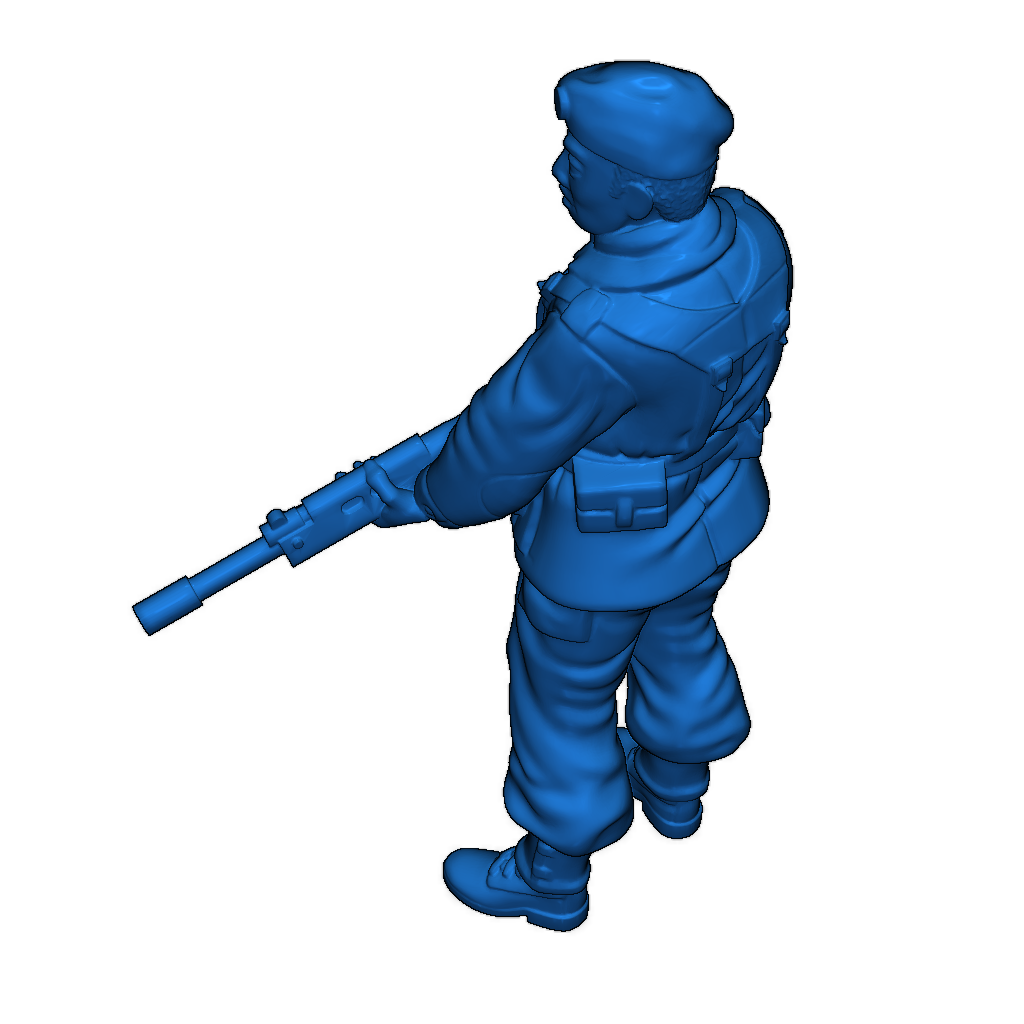Модели солдат Великобритании 1970-х годов