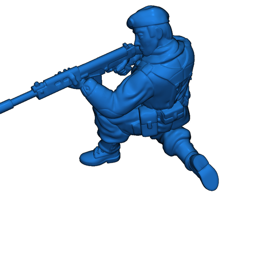 Модели солдат Великобритании 1970-х годов