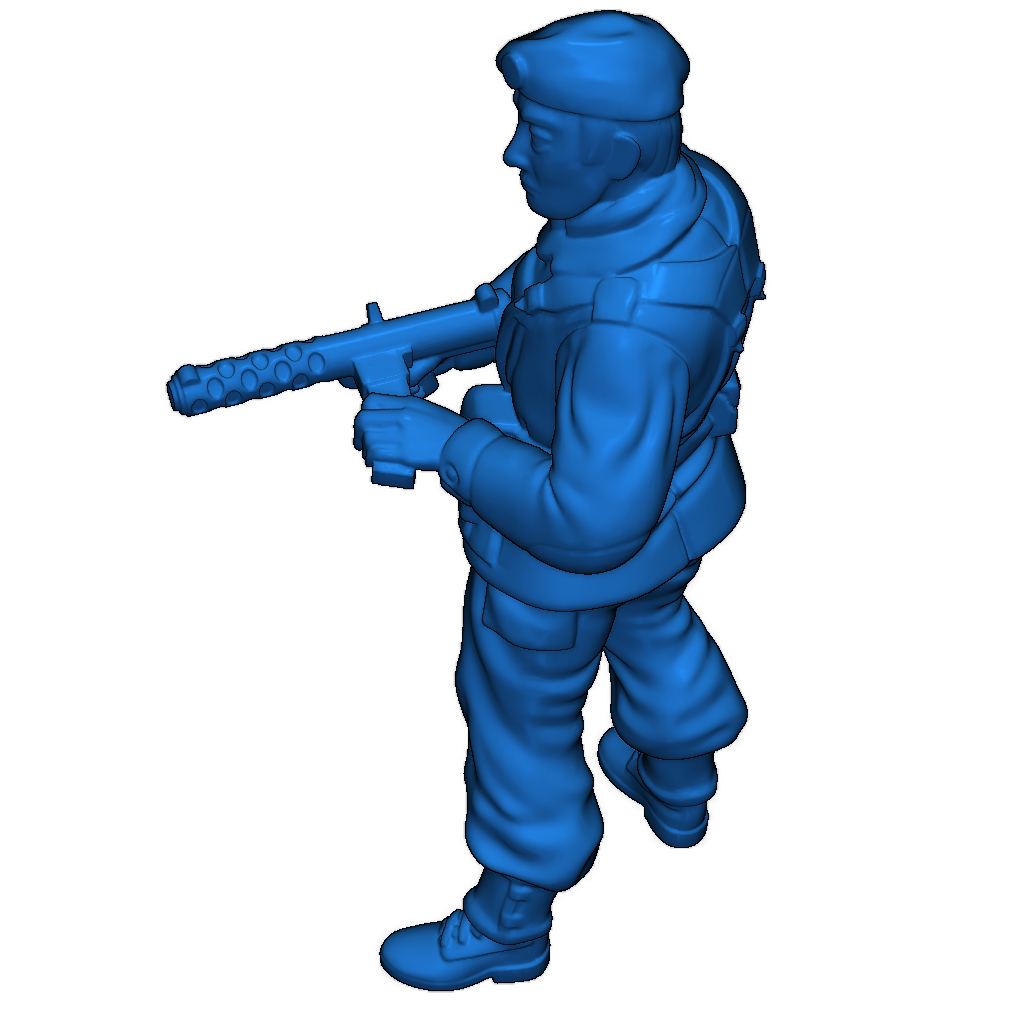 Модели солдат Великобритании 1970-х годов