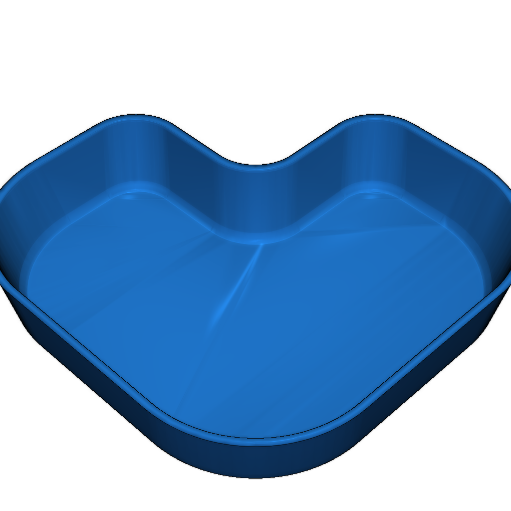 Чаша с двумя отделениями