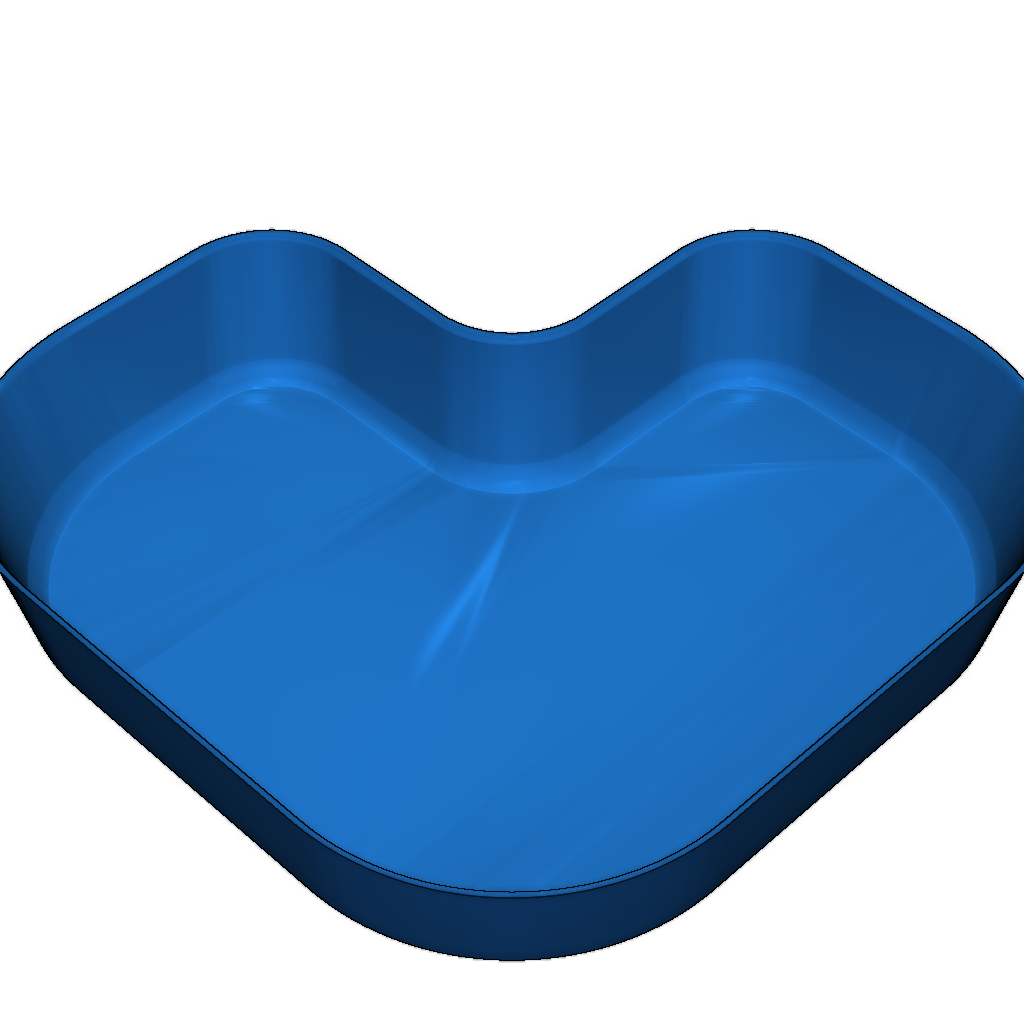 Чаша с двумя отделениями