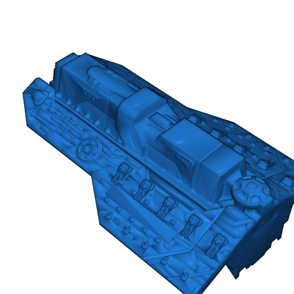 3D-модель тяжелого авианосца класса Epoch UNSC из Halo