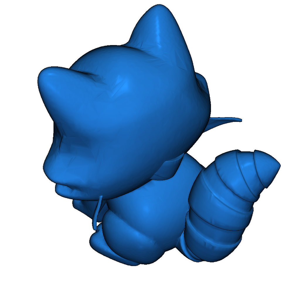 Милый енот 3D-модель