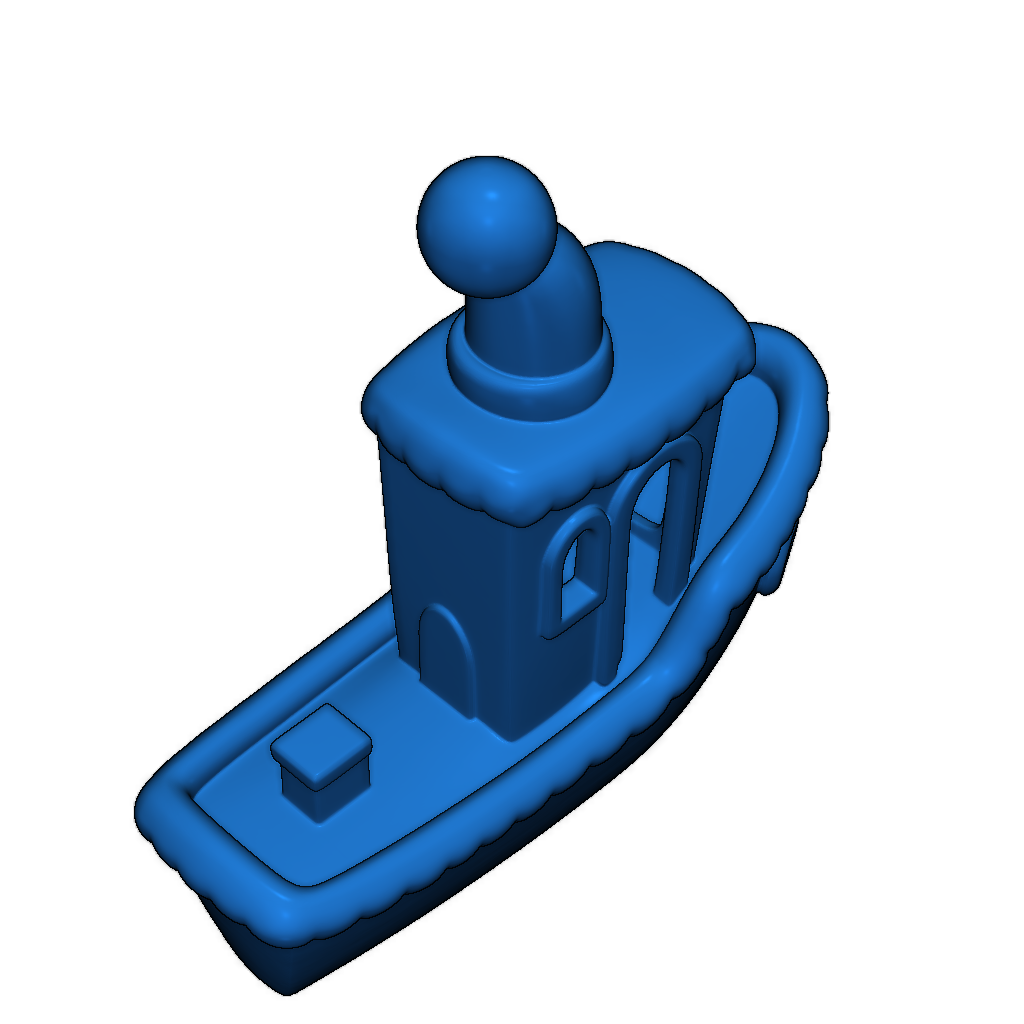 Рождественская 3D-модель Barquinho BENCHY