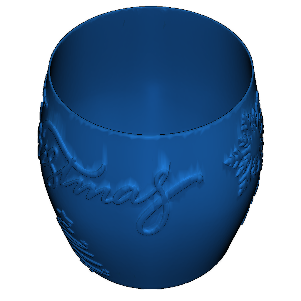 Рождественская лампа для 3D-печати