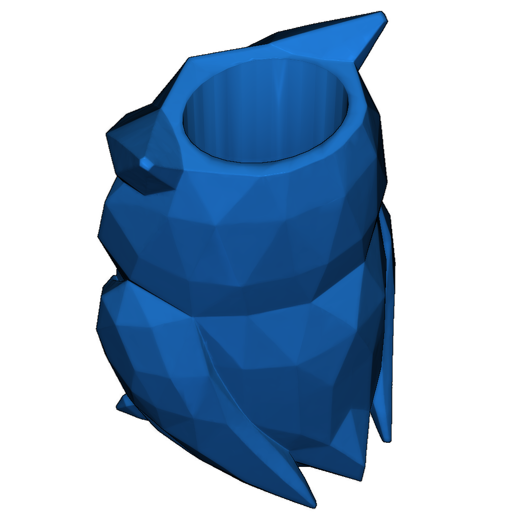 Современная сова-подставка для ручек