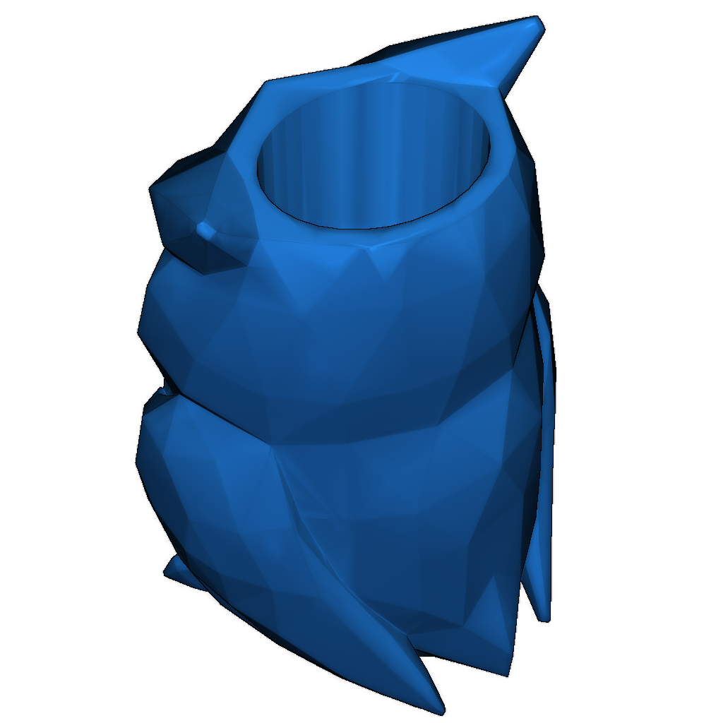 Современная сова-подставка для ручек