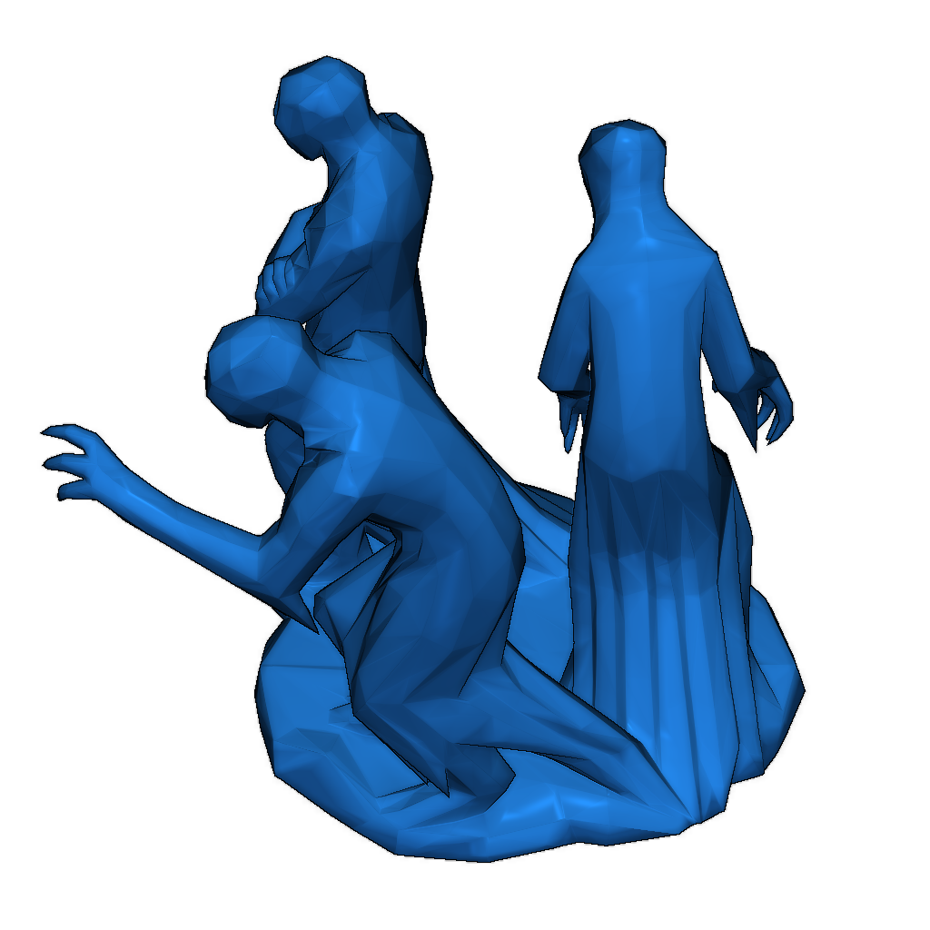 Модель Теневых Людей в стиле Кристальные Грани